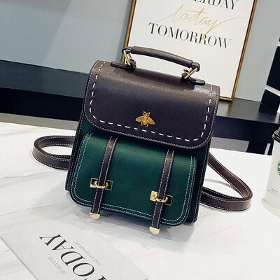 YBUL™ Vintage Leather Women Backpack