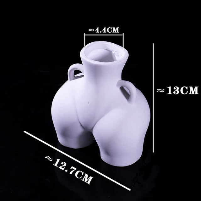 SCULPTURE™ Elegance Embodied: Home Décor Sculpture Ceramic Vase