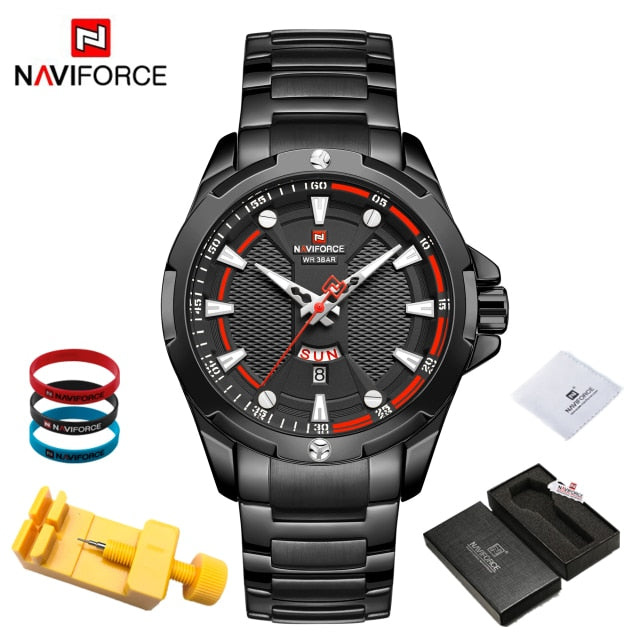 NAVIFORCE™ Stainless Steel Analog Men's Watch