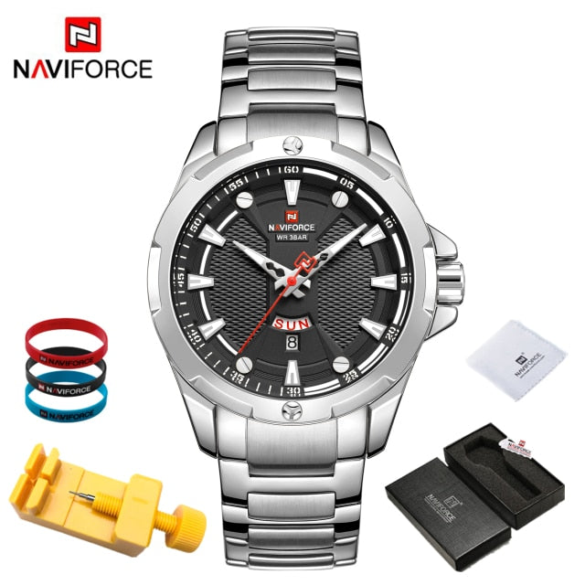 NAVIFORCE™ Stainless Steel Analog Men's Watch