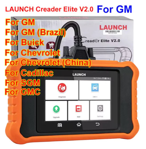 X431 Elite 2.0 Full-System Car Diagnostic Tool - OBD/OBD2 Scanner with Active Test, ECU Coding, and Free Updates