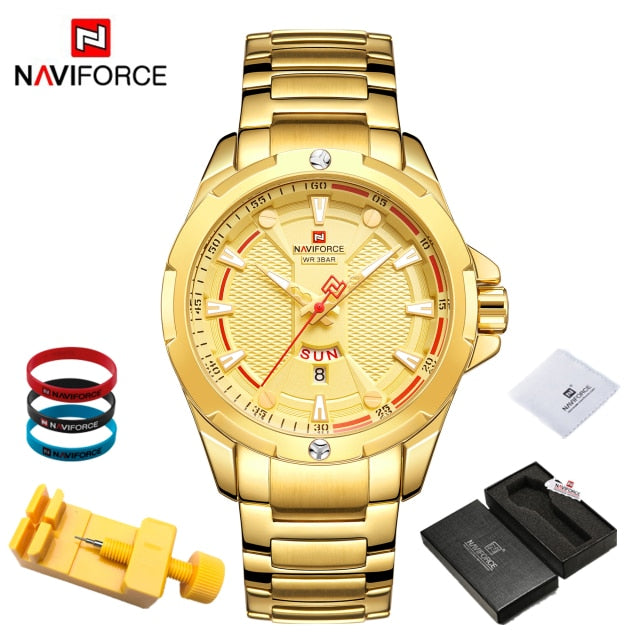 NAVIFORCE™ Stainless Steel Analog Men's Watch