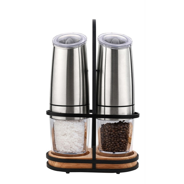 MLID™  Electric Pepper Mill Stainless Steel Set