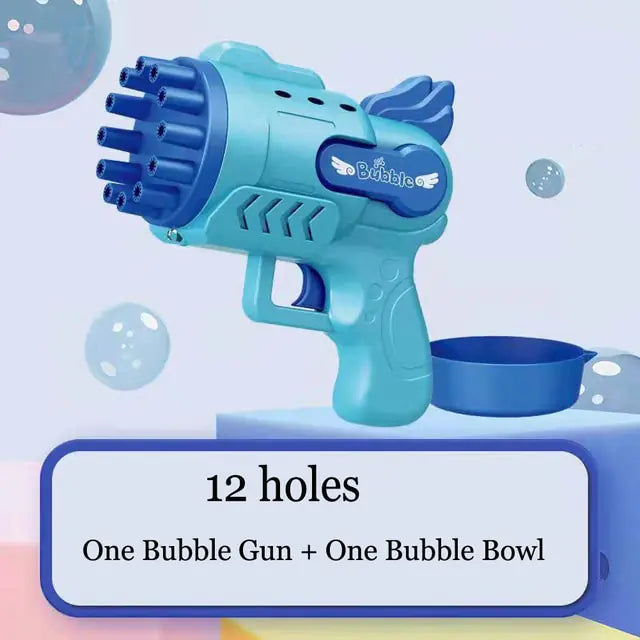 Bubble Gun LED Light Blower – Sparking Bubbly Fun for All!