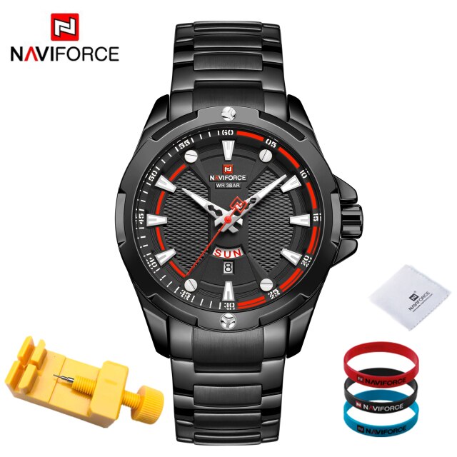 NAVIFORCE™ Stainless Steel Analog Men's Watch