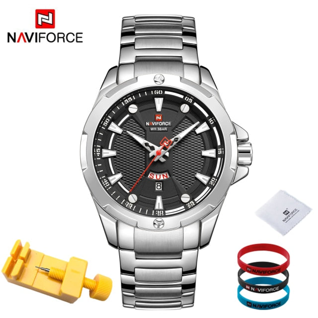 NAVIFORCE™ Stainless Steel Analog Men's Watch