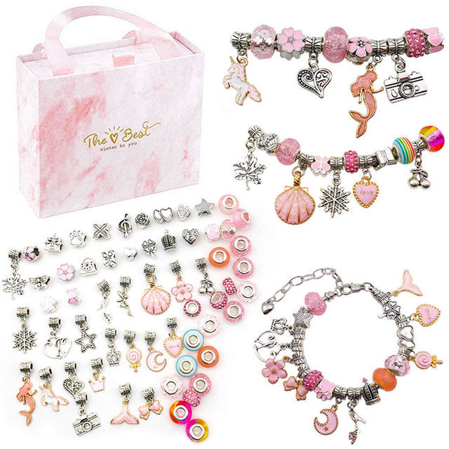 "Radiant Creations: 112 PCS DIY Christmas Jewelry Charm Kit"