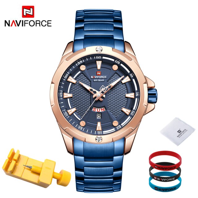 NAVIFORCE™ Stainless Steel Analog Men's Watch