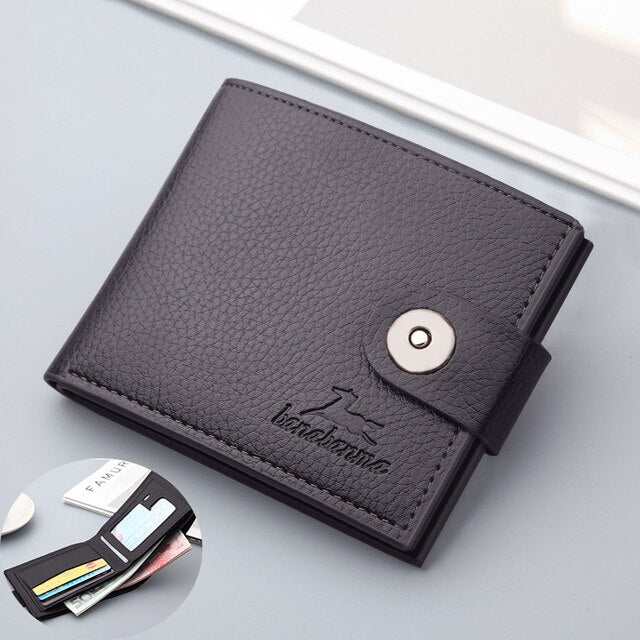 CASUALATTE™  Men's Retro Woven Pattern Leather Wallet