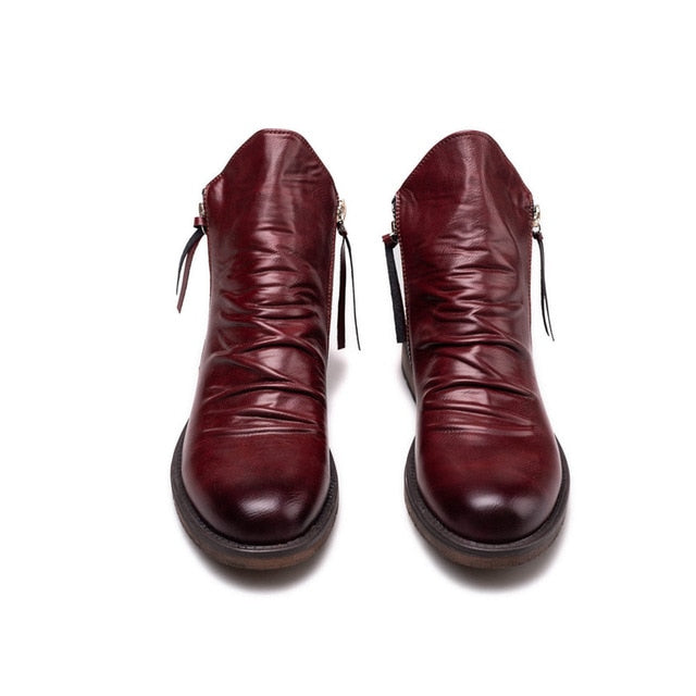 SURICATA™ Retro Ankle Non-Slip Leather Boots Men