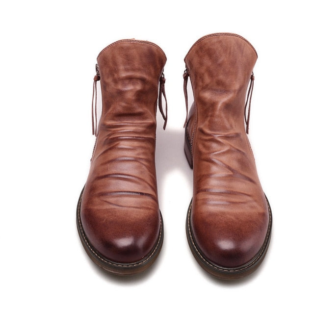 SURICATA™ Retro Ankle Non-Slip Leather Boots Men