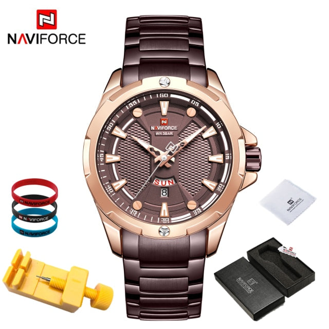 NAVIFORCE™ Stainless Steel Analog Men's Watch