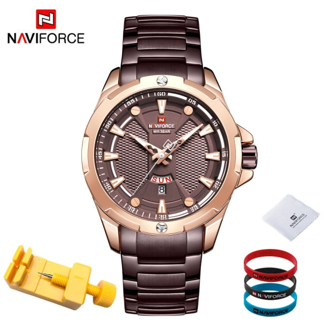 NAVIFORCE™ Stainless Steel Analog Men's Watch