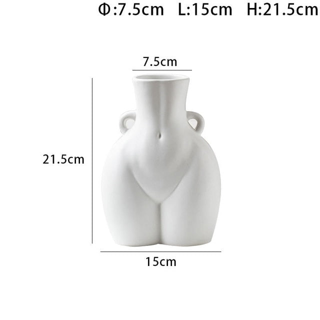 SCULPTURE™  Elegance Embodied: Home Décor Sculpture Ceramic Vase