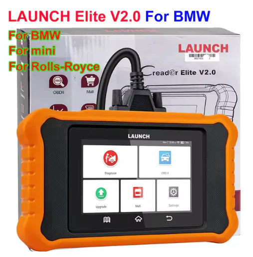 X431 Elite 2.0 Full-System Car Diagnostic Tool - OBD/OBD2 Scanner with Active Test, ECU Coding, and Free Updates