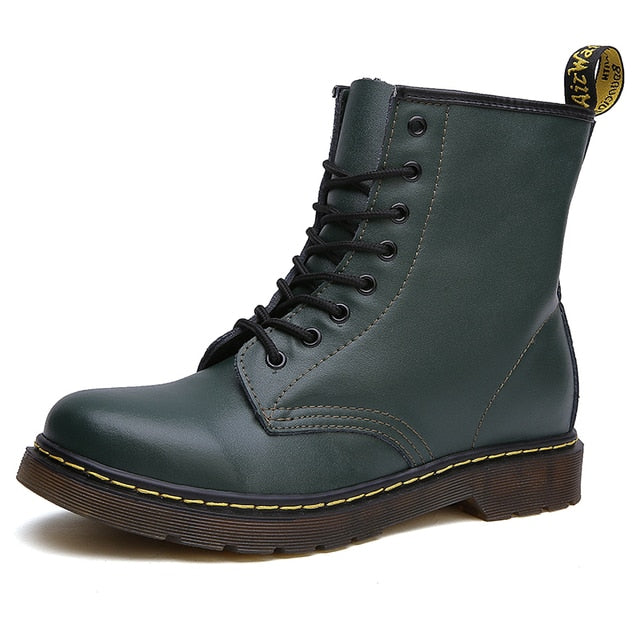 ElevateStyle: Unisex Leather Height-Increasing Boots