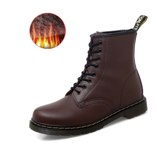 ElevateStyle: Unisex Leather Height-Increasing Boots