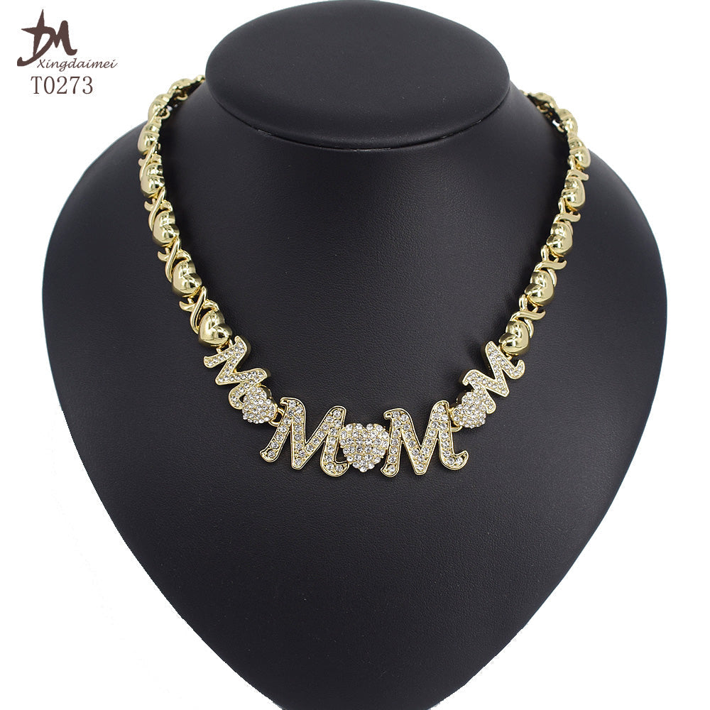 "Eternal Love:Plated MOM Jewelry Set"