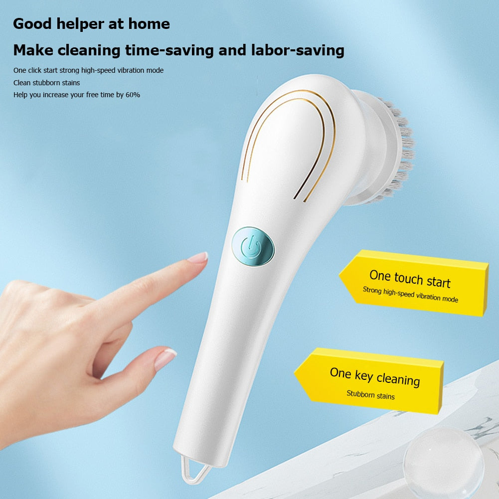 COSOLOCO 5-in-1 Multifunctional Electric Cleaning Brush