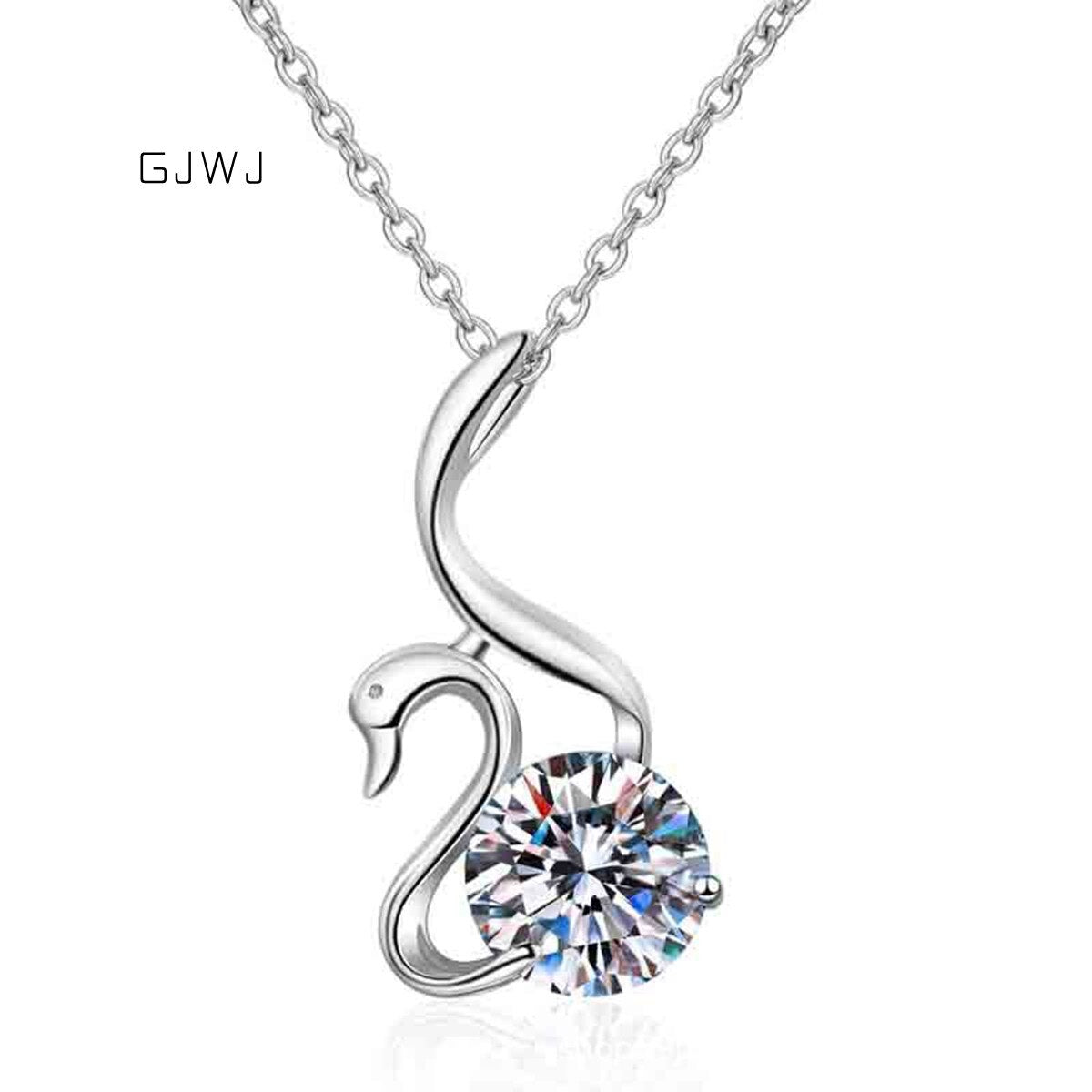 LEGAN™ Moissanite Swan Diamond Necklace