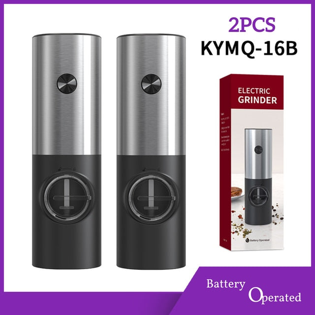 MLID™  Electric Pepper Mill Stainless Steel Set