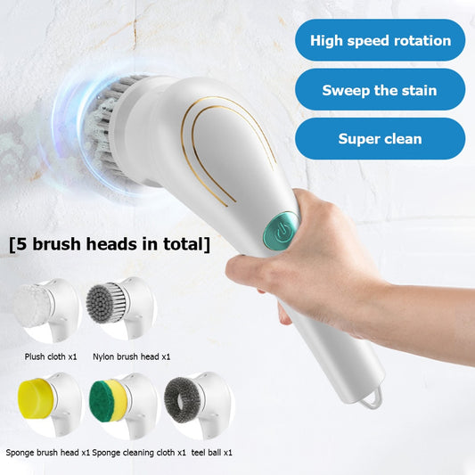 COSOLOCO 5-in-1 Multifunctional Electric Cleaning Brush