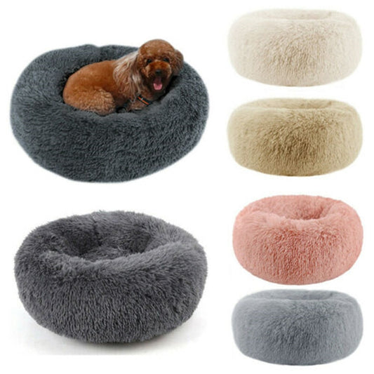 "LuxuryPaws™ Plush Haven Bed for Large Breed Pets"