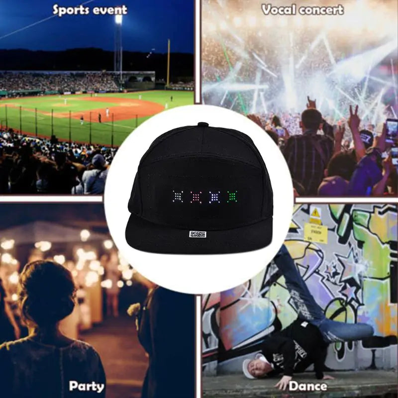 ANDA™ LED App Controlled Baseball Cap!