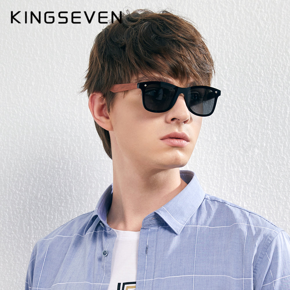 KINGSEVEN™ Natural Wooden Sunglasses