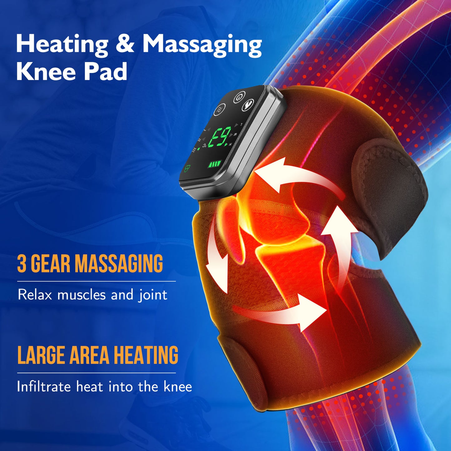 MeDTHeR™  Knee Heating Massager