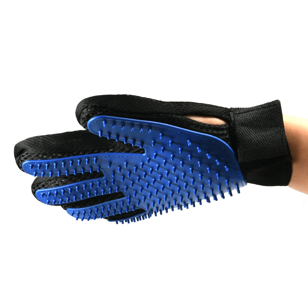 "Glovetouch™ Pet Massage and Grooming Gloves"