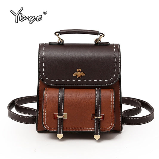 YBUL™  Vintage  Leather Women Backpack