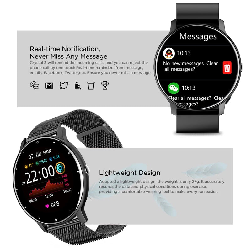 WACHILI™ Fitness IP67 Waterproof Smartwatch