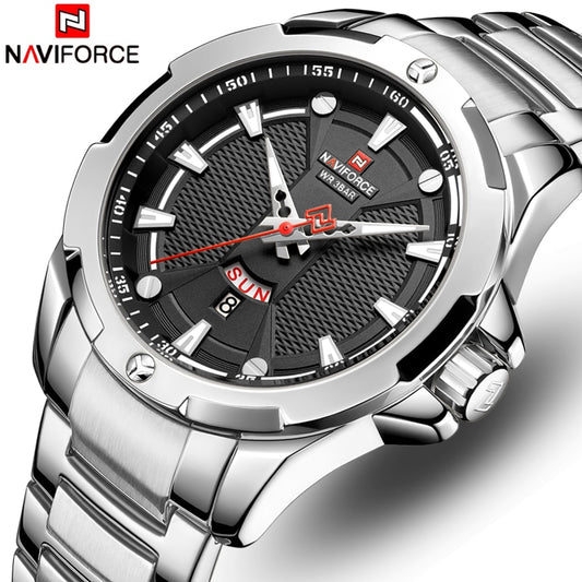 NAVIFORCE™ Stainless Steel Analog Men's Watch