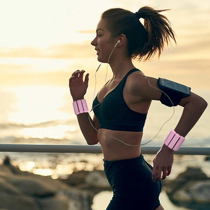 "FitFlex™ Adjustable Weighted Wristbands and Ankle Weights"