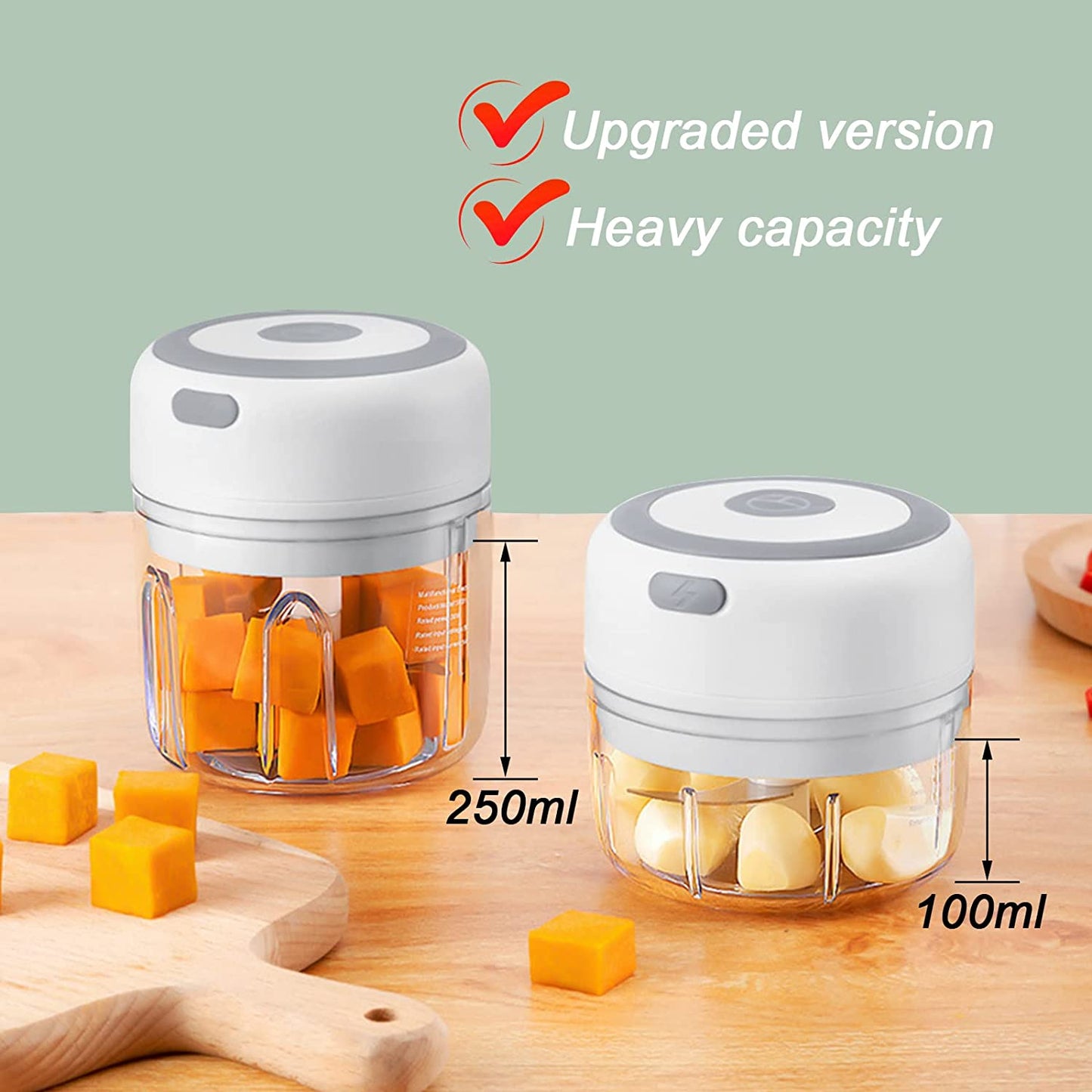 "SwiftChop Mini Electric Garlic Chopper: Your Culinary Companion"