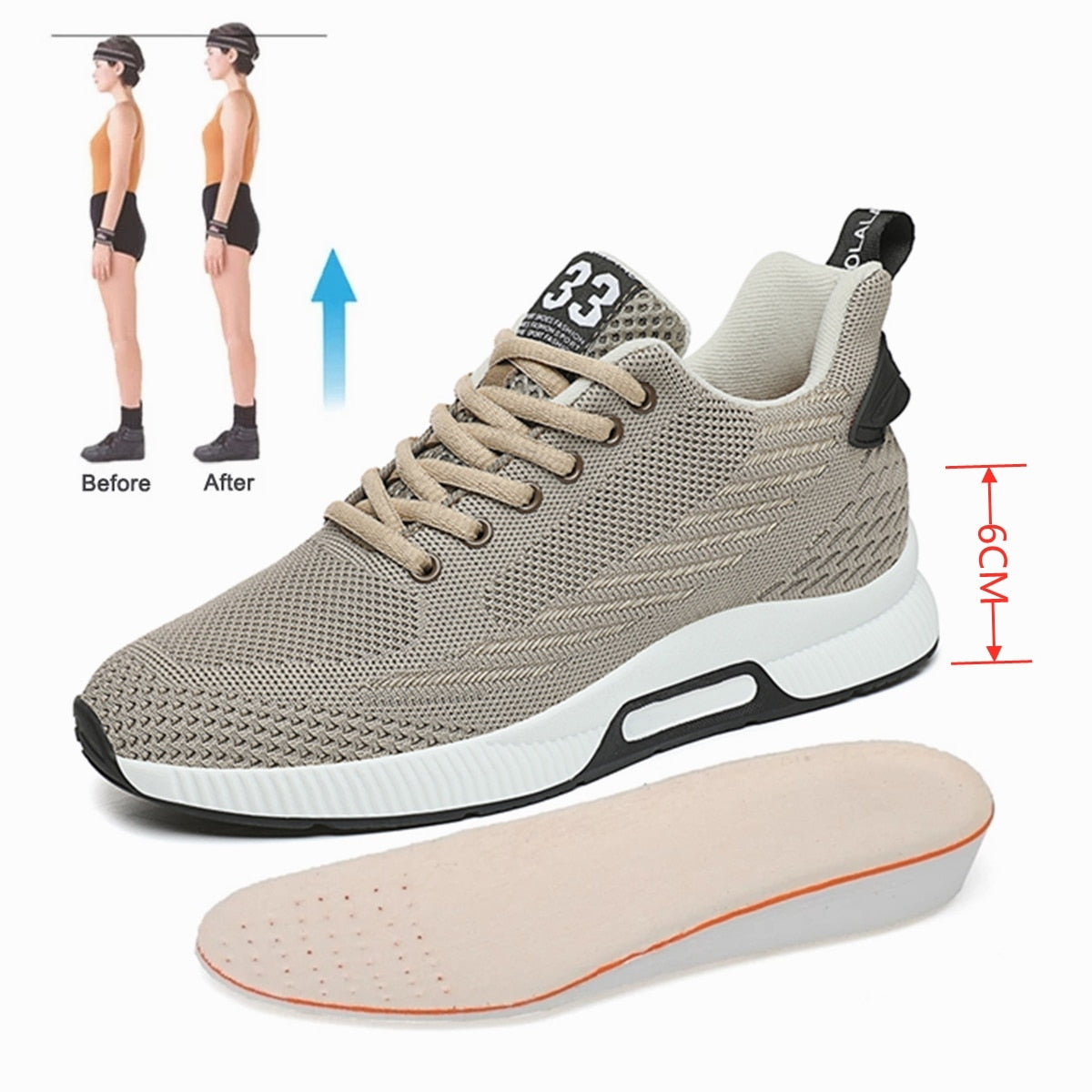 FiTpRo™ Men's Height Increase Shoes