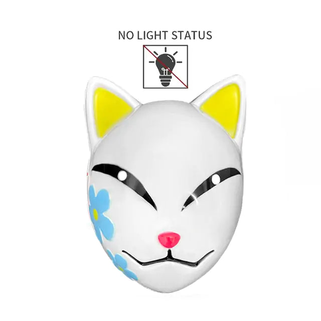 ANDA™ Halloween LED Glowing Cat Face Mask!