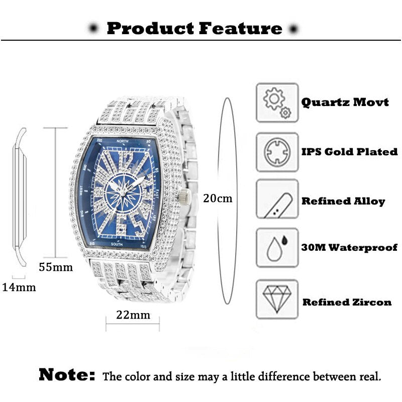 EXELAND™ Iced Out Watch For Men