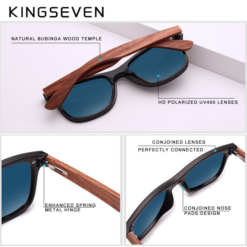 KINGSEVEN™ Natural Wooden Sunglasses