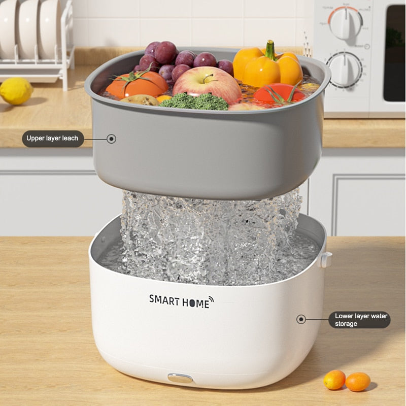 SMARTHOME™ Fruits and Vegetables Ultrasonic Washing Machine