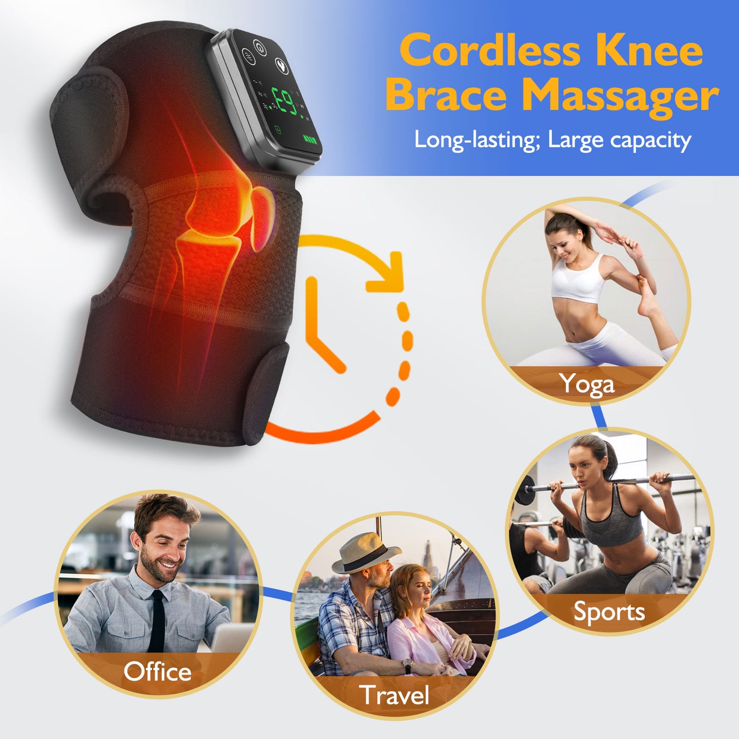 MeDTHeR™  Knee Heating Massager