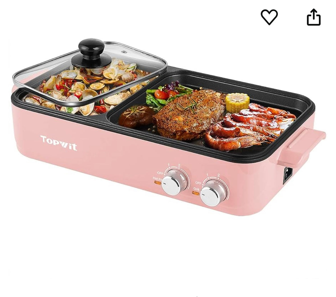 COOKIE™ Grill & Sizzle Hot Pot: Perfect for Steak Nights