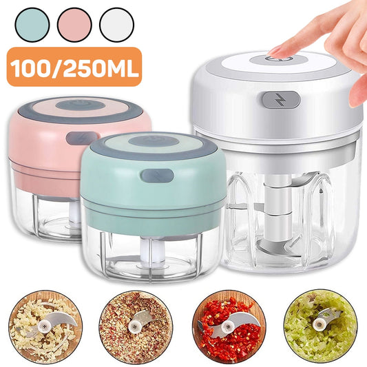 "SwiftChop Mini Electric Garlic Chopper: Your Culinary Companion"