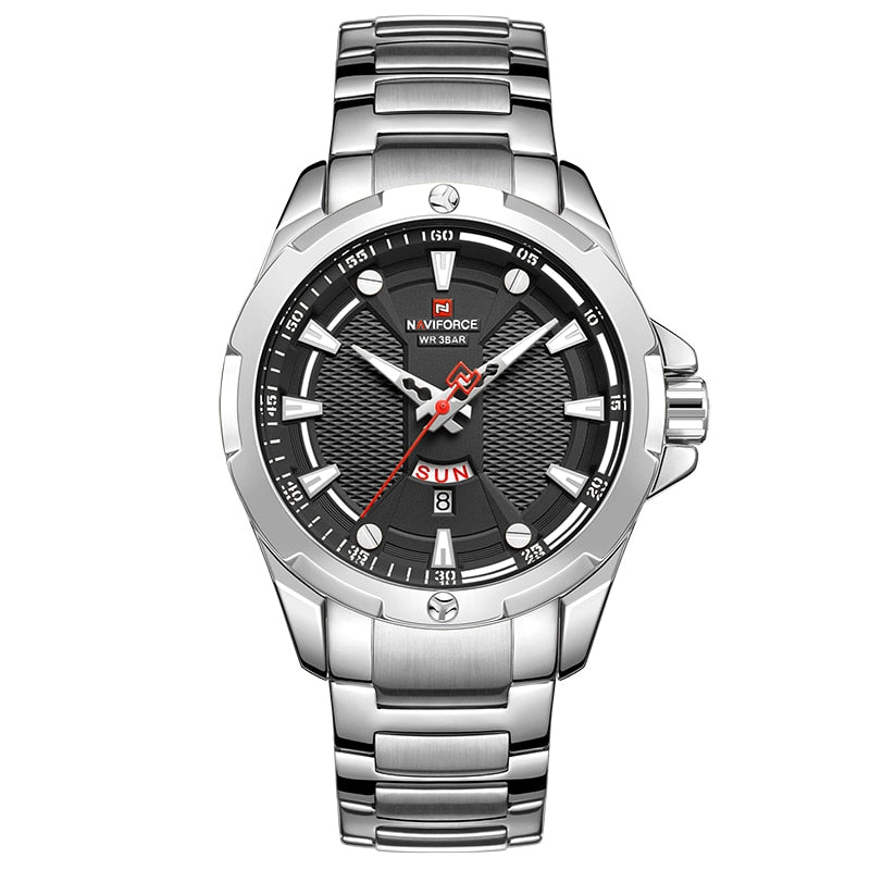 NAVIFORCE™ Stainless Steel Analog Men's Watch