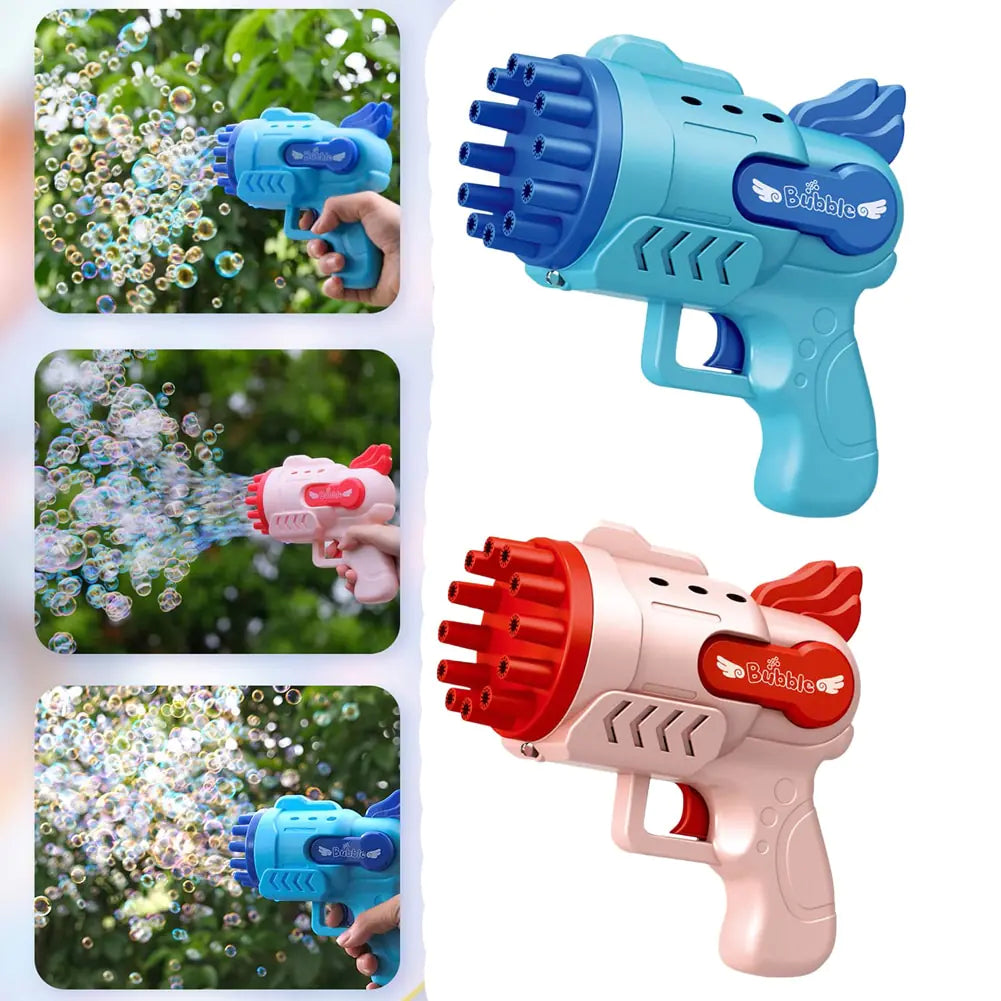 Bubble Gun LED Light Blower – Sparking Bubbly Fun for All!