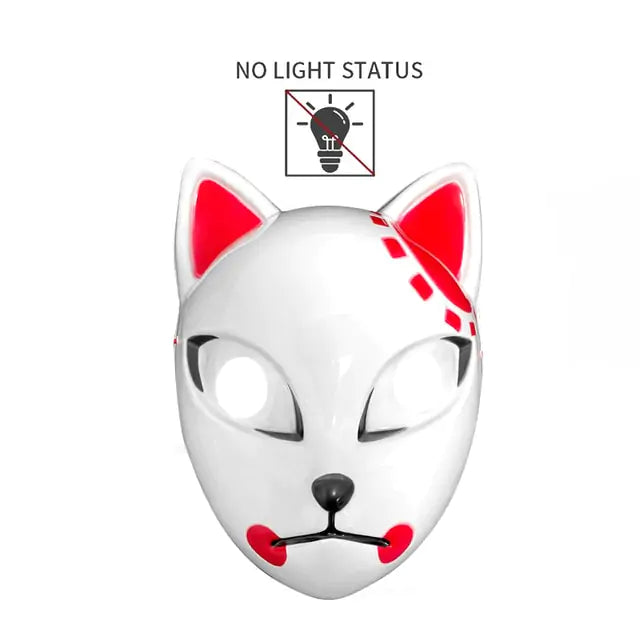 ANDA™ Halloween LED Glowing Cat Face Mask!