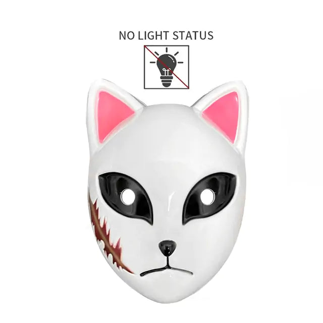 ANDA™ Halloween LED Glowing Cat Face Mask!